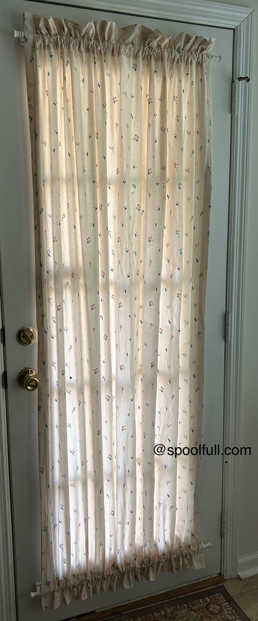 French Door Curtain Panel Sewing Pattern
